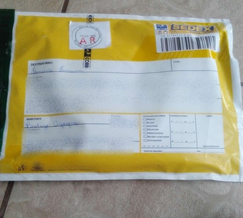 Envelope plástico correios