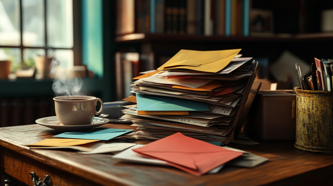 Envelope vai e vem: 7 Dicas para Organizar sua Correspondência