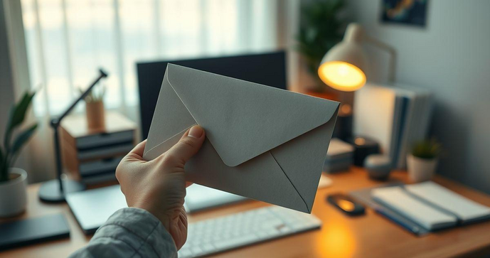 Envelope vai e vem papel: Praticidade em suas mãos