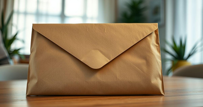 Envelope Kraft Grande para Empacotamento Eficiente e Sustentável