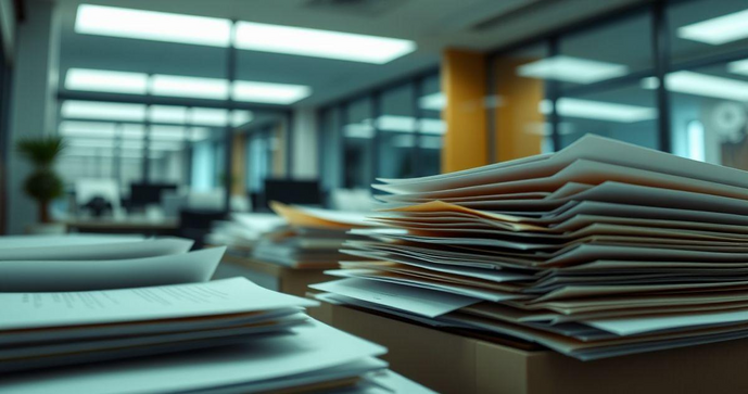 Envelope vai e vem papel como solução prática para organização e envio