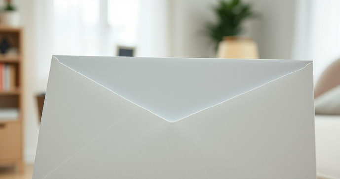 Envelope com lacre de segurança para proteger suas correspondências