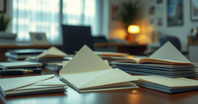 Envelope vai e vem papel como a solução perfeita para suas necessidades de correspondência